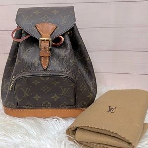 Authentic Louis Vuitton Mini Montsouris Backpack
